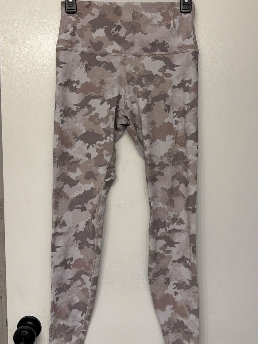 lululemon athletica Women’s Camo Print Leggings in Taupe and Beige